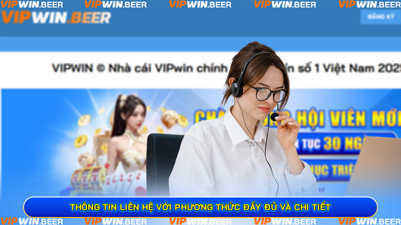 Thông tin liên hệ với phương thức đầy đủ và chi tiết