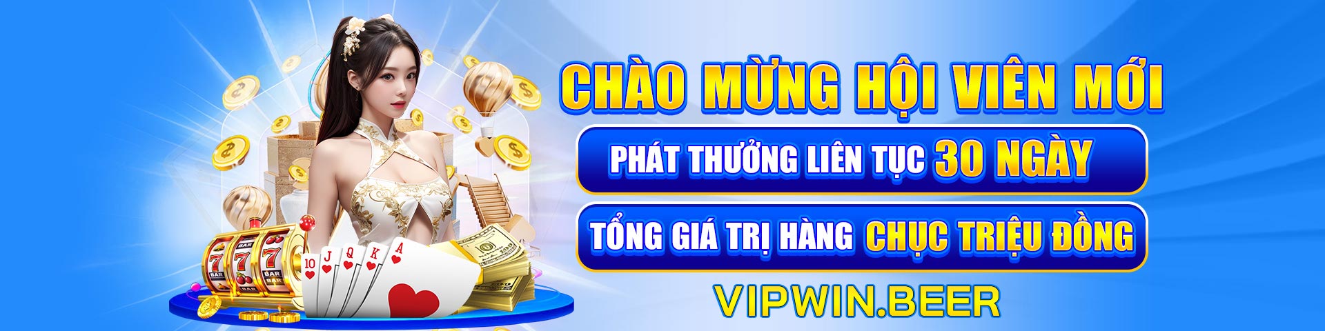 VIPWIN chào mừng hội viên mới